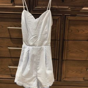 Seersucker romper
